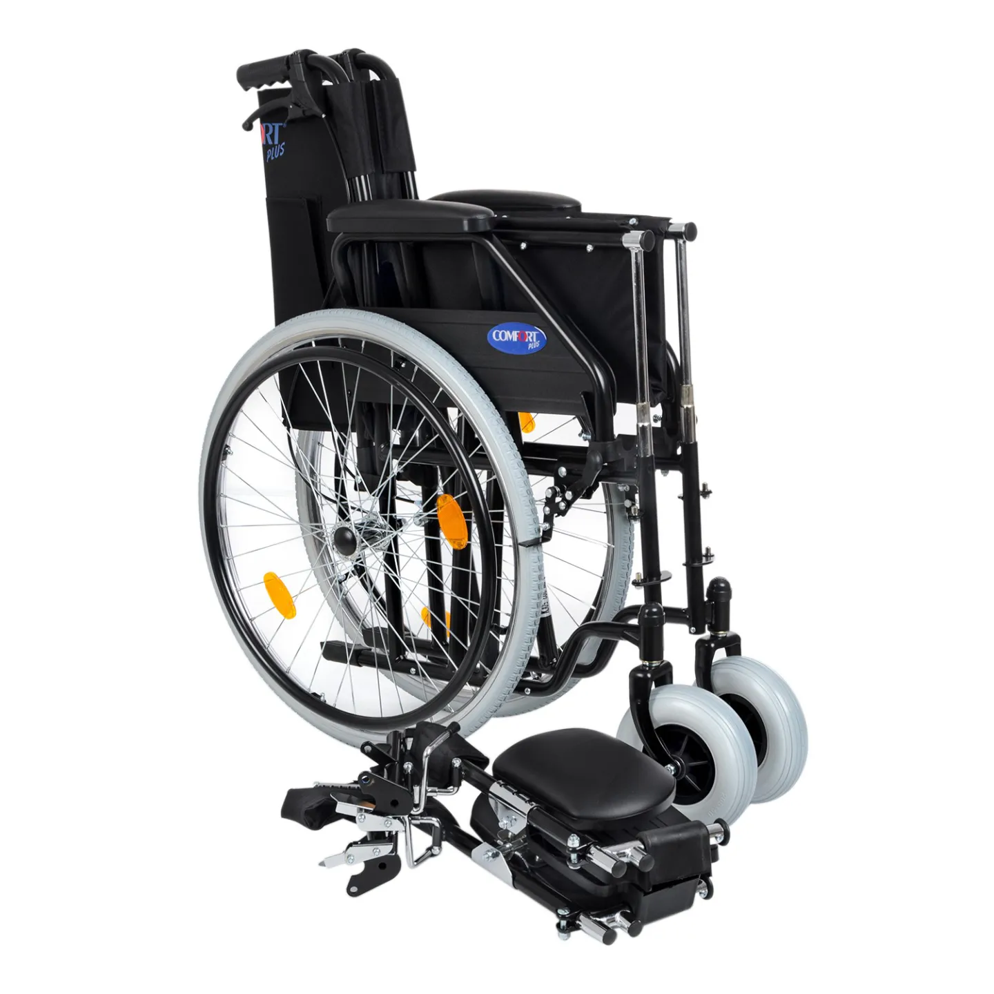 Fauteuil manuel standard avec repose-jambes élévateurs – modèle de location, photo 6