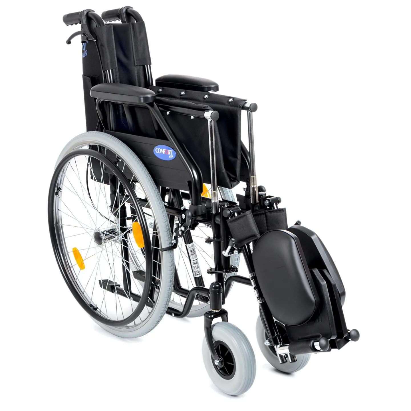 Fauteuil manuel standard avec repose-jambes élévateurs – modèle de location, photo 3
