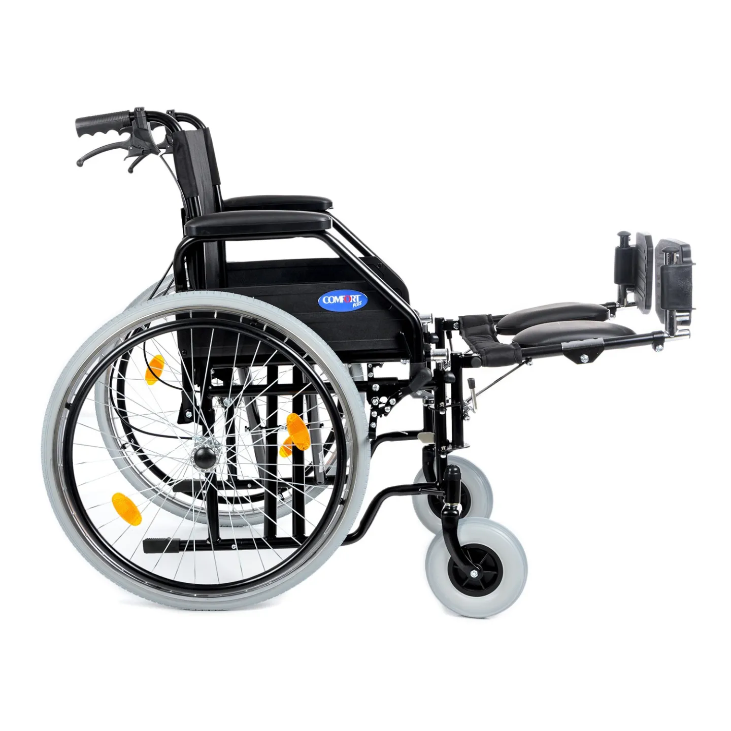Fauteuil manuel standard avec repose-jambes élévateurs – modèle de location, photo 4
