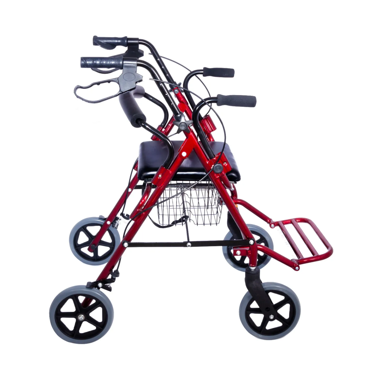 Aluminum Rollator with Foot Pedal — aluminum rollator with foot pedal rental istanbul