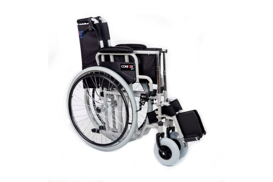 Manual XXL 55 CM Wheelchair Standard | Extra-Wide, Comfortable, and Durable