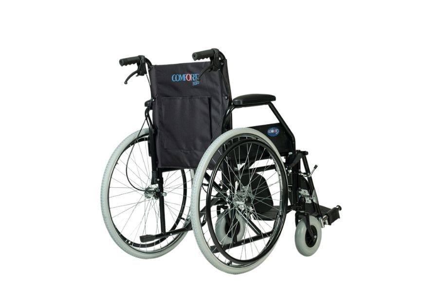 Manueller Rollstuhl mit Restbein