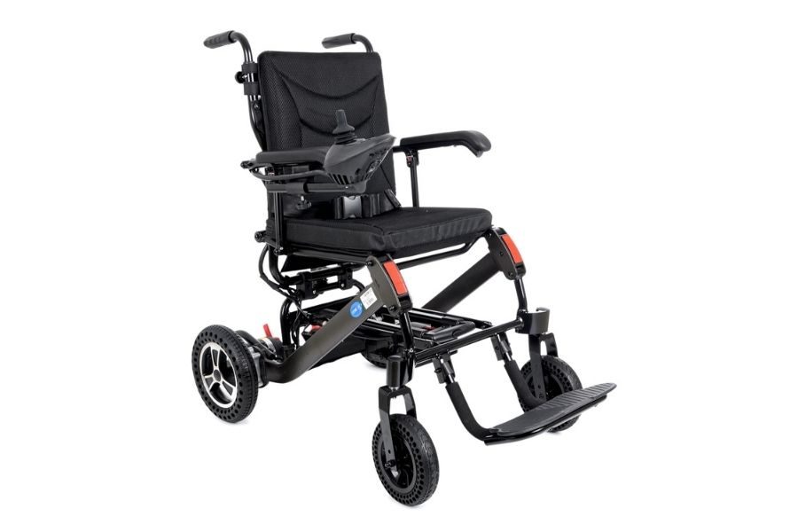 Tragbarer elektrischer Rollstuhl mit Lithiumbatterie